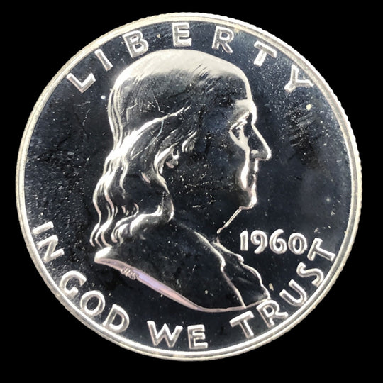 1960 Proof Franklin Half Dollar