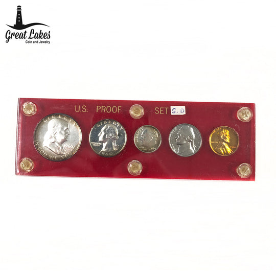 1960 Small Date Proof Set in a Capitol Plastic Holder