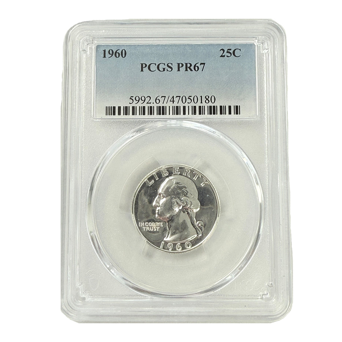 1960 Washington Quarter PCGS PR67