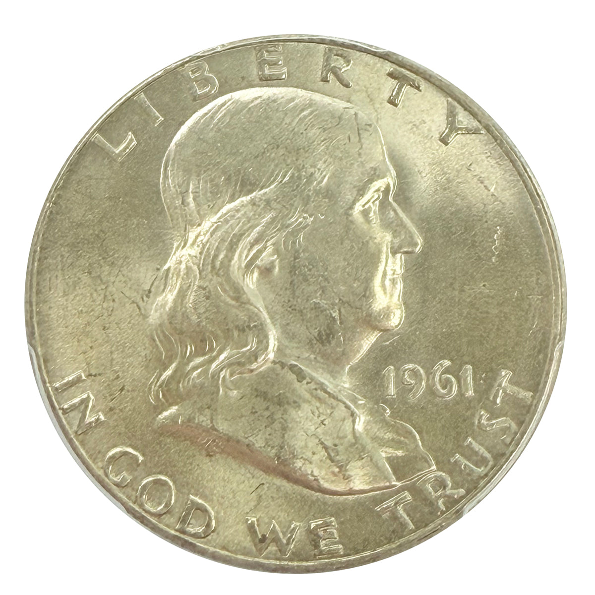 1961-D Franklin Half Dollar PCGS MS63