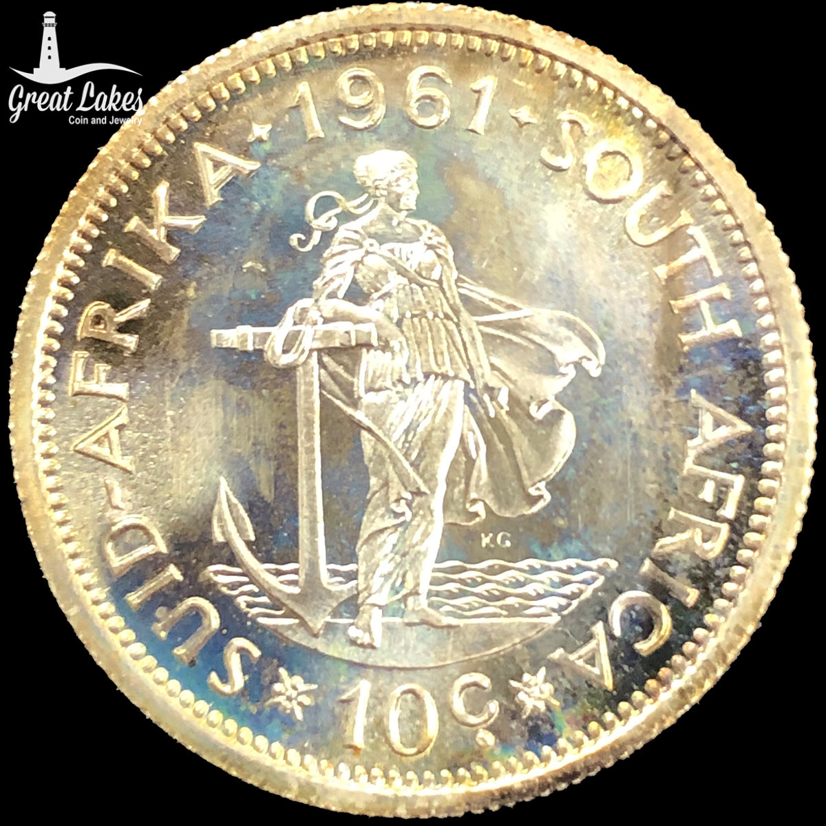 1961 South Africa 10 Cents