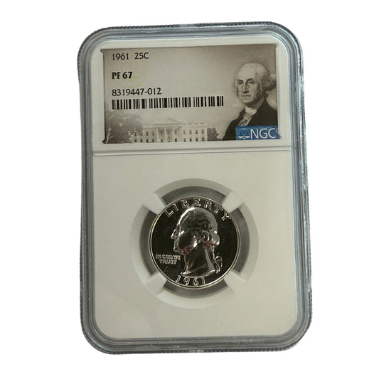 1961 Washington Quarter NGC PF67