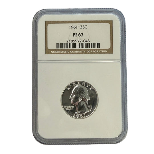 1961 Washington Quarter NGC PR67