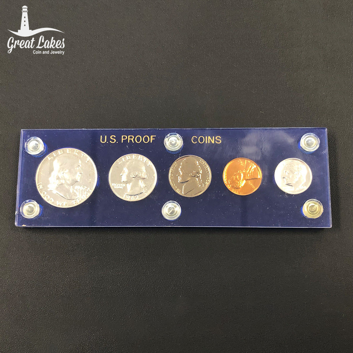 1962 Proof Set in Capitol Plastic Holder