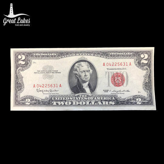 1963 $2 Legal Tender (AU)