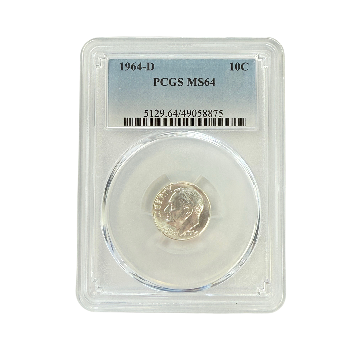 1964-D Roosevelt Dime PCGS MS64