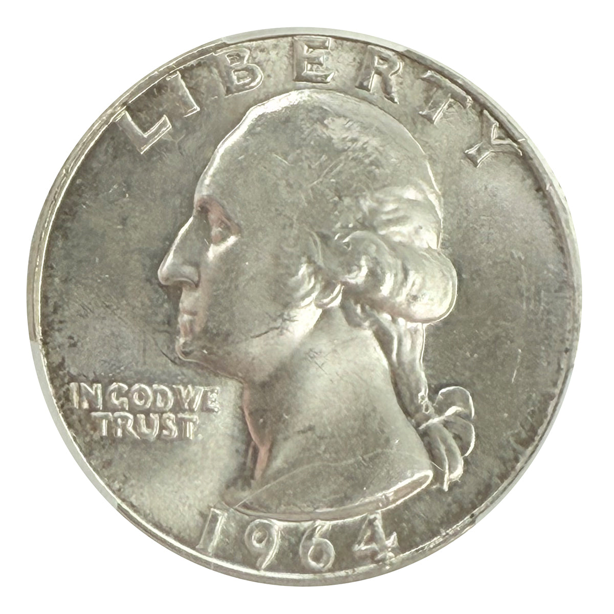 1964-D Washington Quarter CAC MS64
