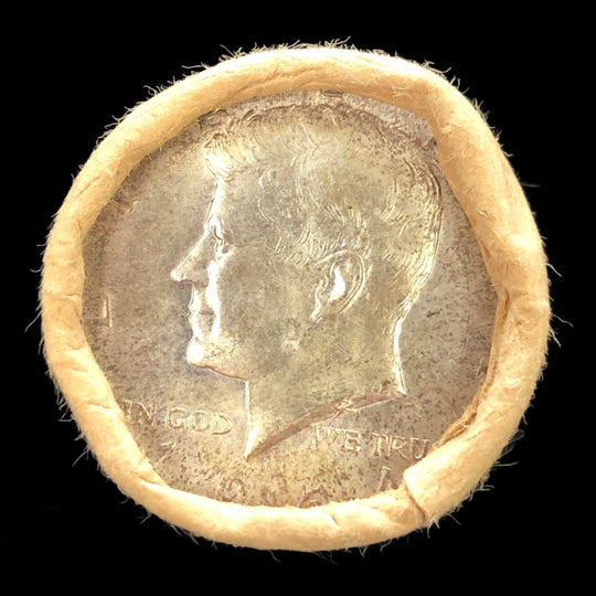 1964 Kennedy Half Dollars Original Bank Wrapped Roll