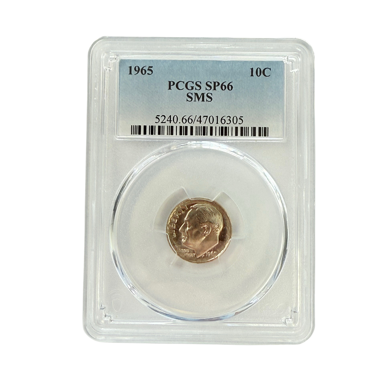 1965 Roosevelt Dime PCGS SP66 SMS