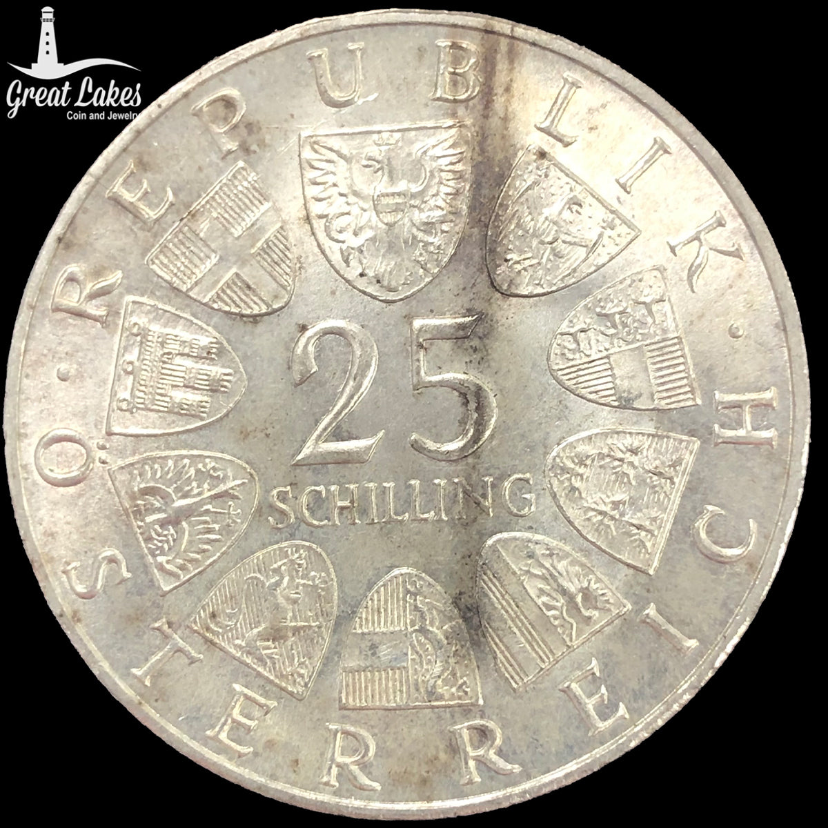 1966 Austria 25 Shilling