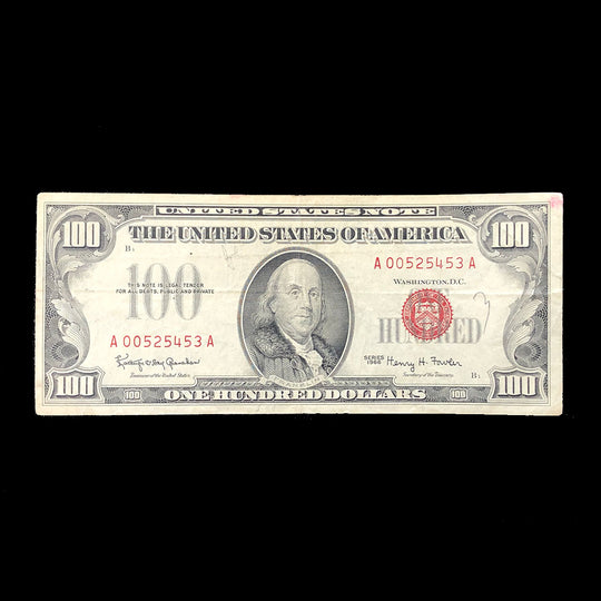 1966 $100 Legal Tender VF Details