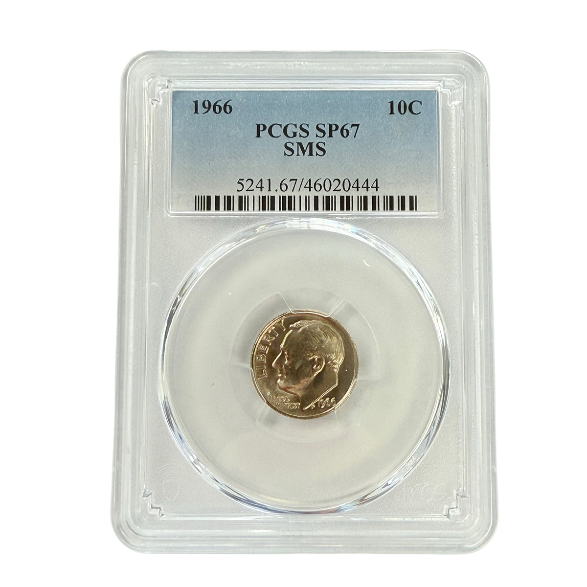 1966 Roosevelt Dime PCGS SP67 SMS