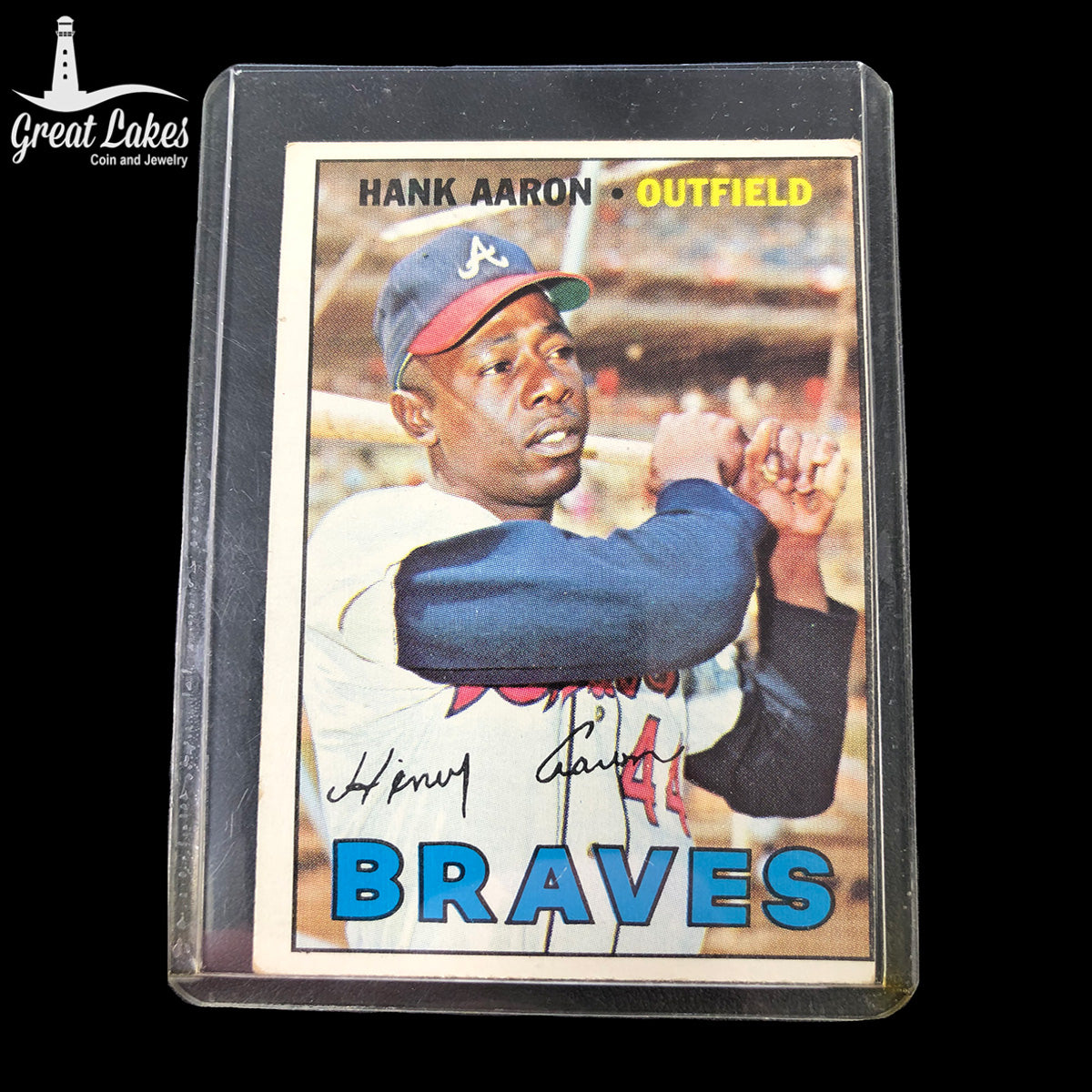 1967 Topps Hank Aaron Card #250