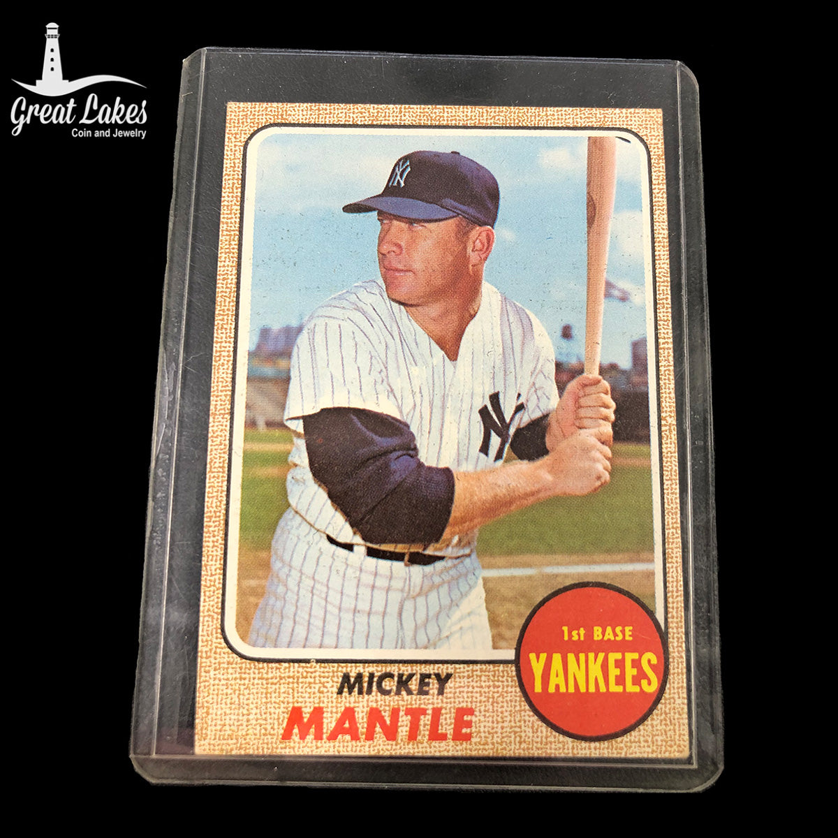 1968 Topps Mickey Mantle Card #280