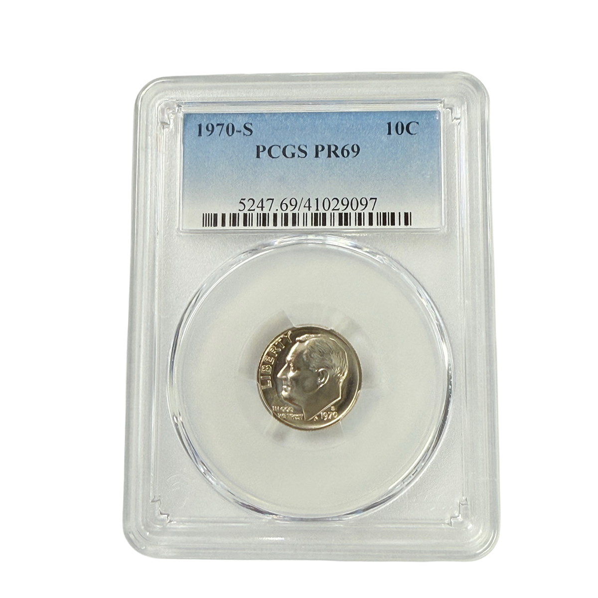 1970-S Roosevelt Dime PCGS PR69