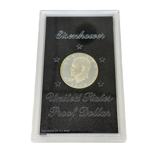 1973-S Eisenhower 40% Proof Silver Dollar (Lens Only)