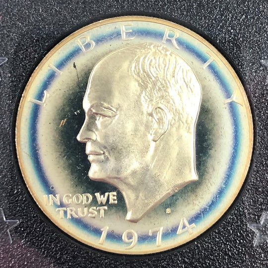 1974-S Proof 40% Silver Eisenhower Dollar