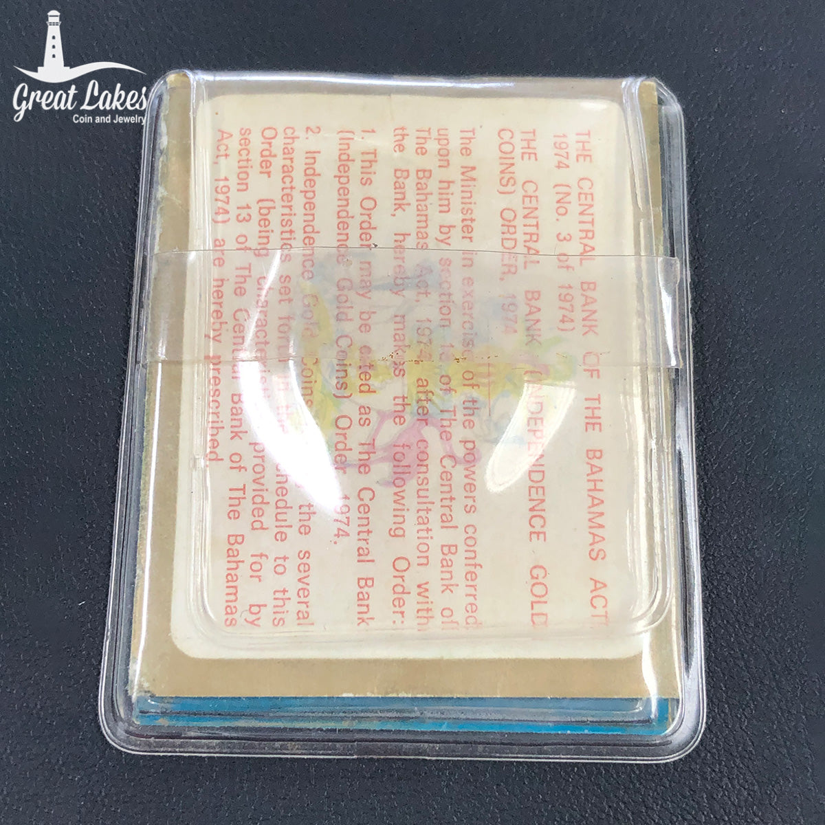 1976 Proof $50 Bahamas Gold Coin