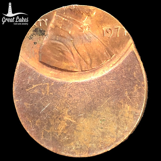 1977 Off Center Lincoln Memorial Cent (AU)