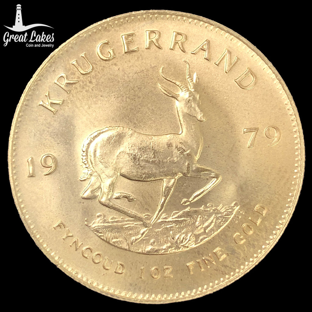 1979 South African 1 oz Gold Krugerrand (BU) - Great Lakes Coin