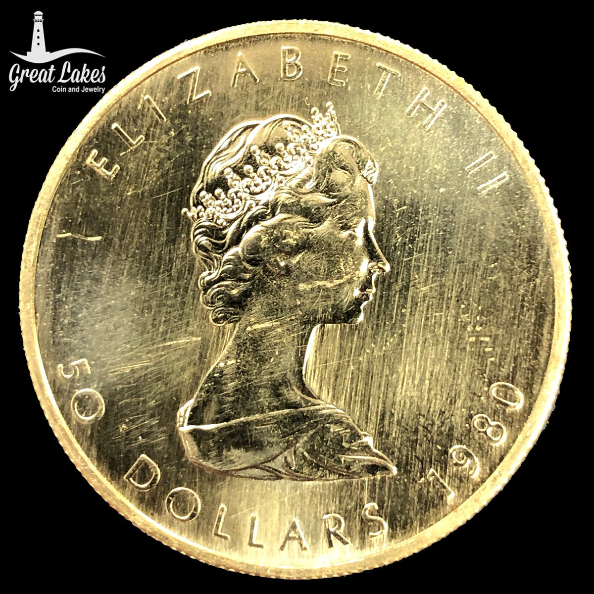 1980 Canadian 1 oz Gold Maple