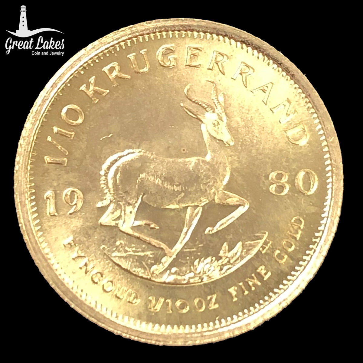 1980 South African 1/10 Krugerrand (BU)