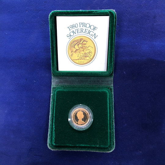 1980 British Proof Gold Sovereign (With Box & CoA)