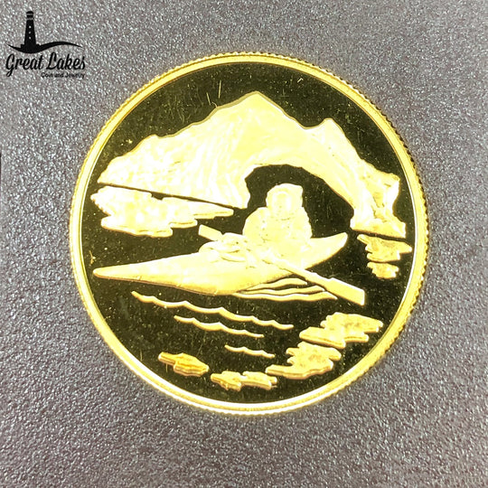 1980 Canadian Proof $100 1/2 oz Gold Coin