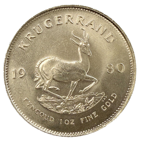 1980 South African 1 oz Gold Krugerrand