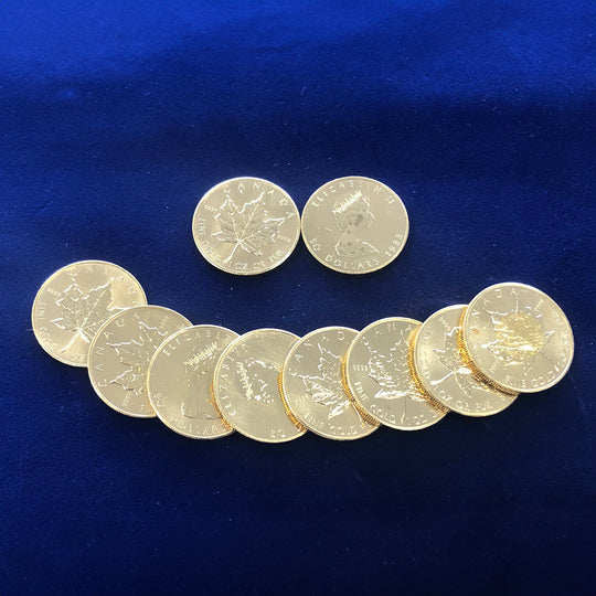 1983 1 oz Gold Maple (.9999) (Secondary)