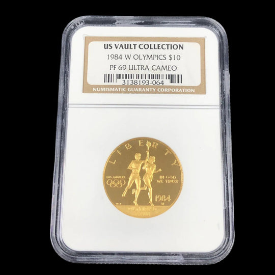 1984-W Olympics $10 Commemorative NGC PF69 Ultra Cameo