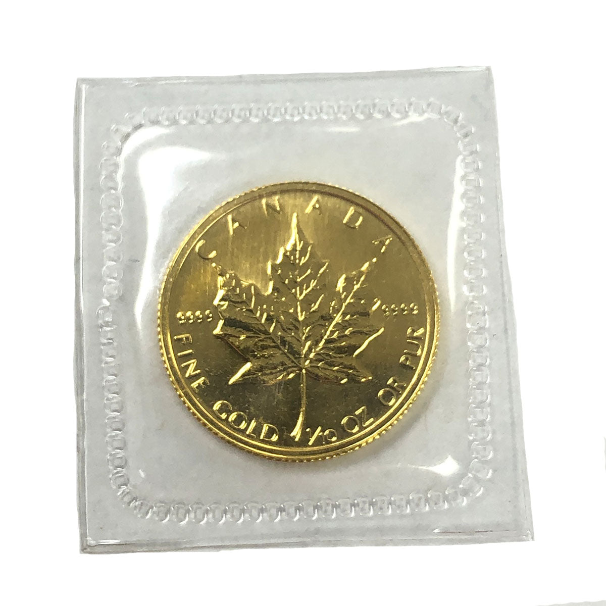 1986 Canadian 1/10 oz Gold Maple (BU)