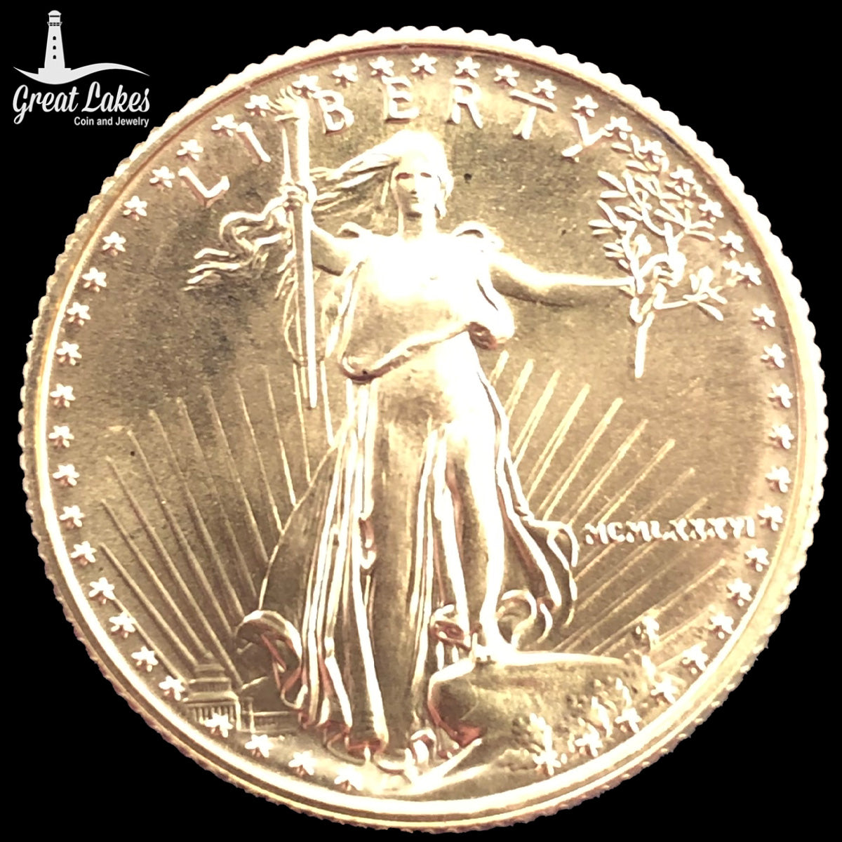 1986 1/4 oz American Gold Eagle (BU)