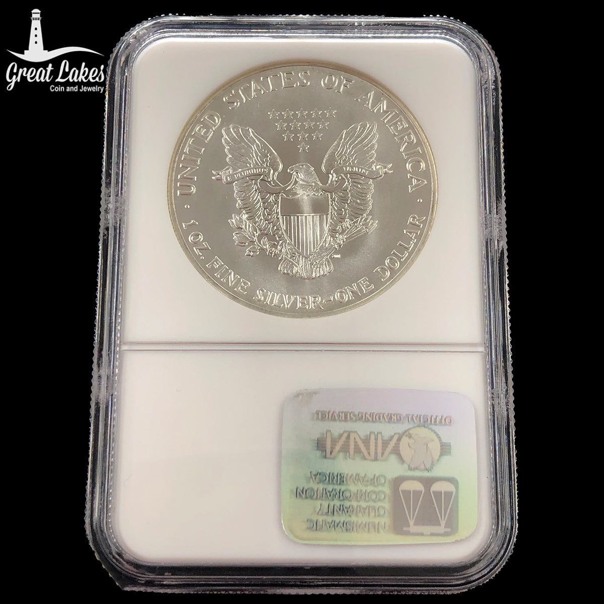 1987 1 oz American Silver Eagle NGC MS69