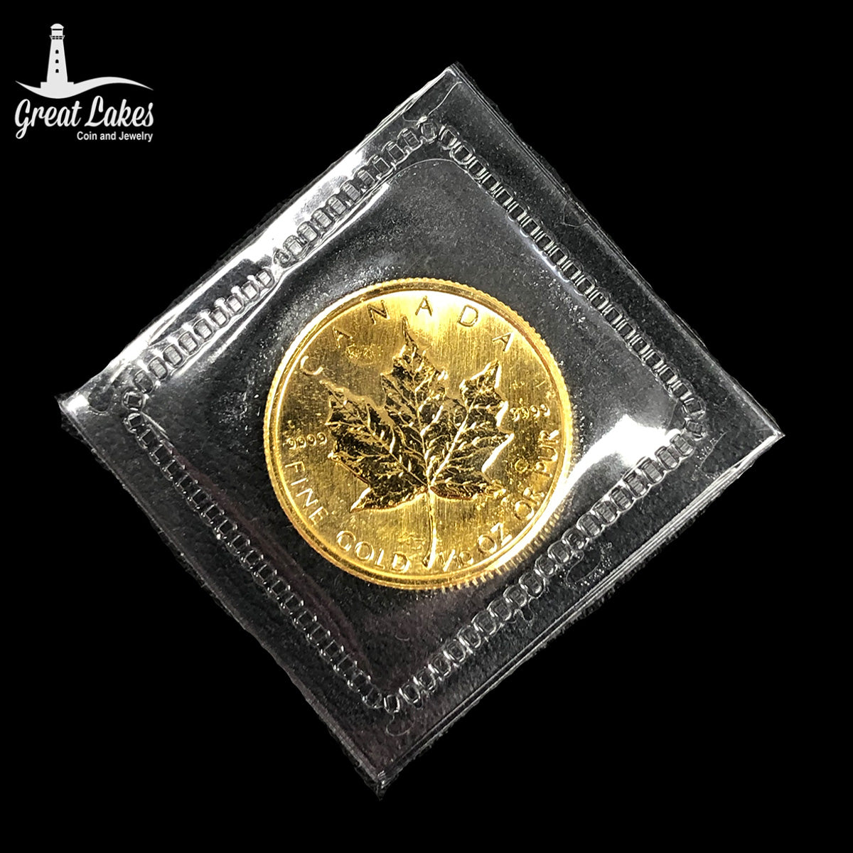 1987 1/10 oz Gold Maple (BU)