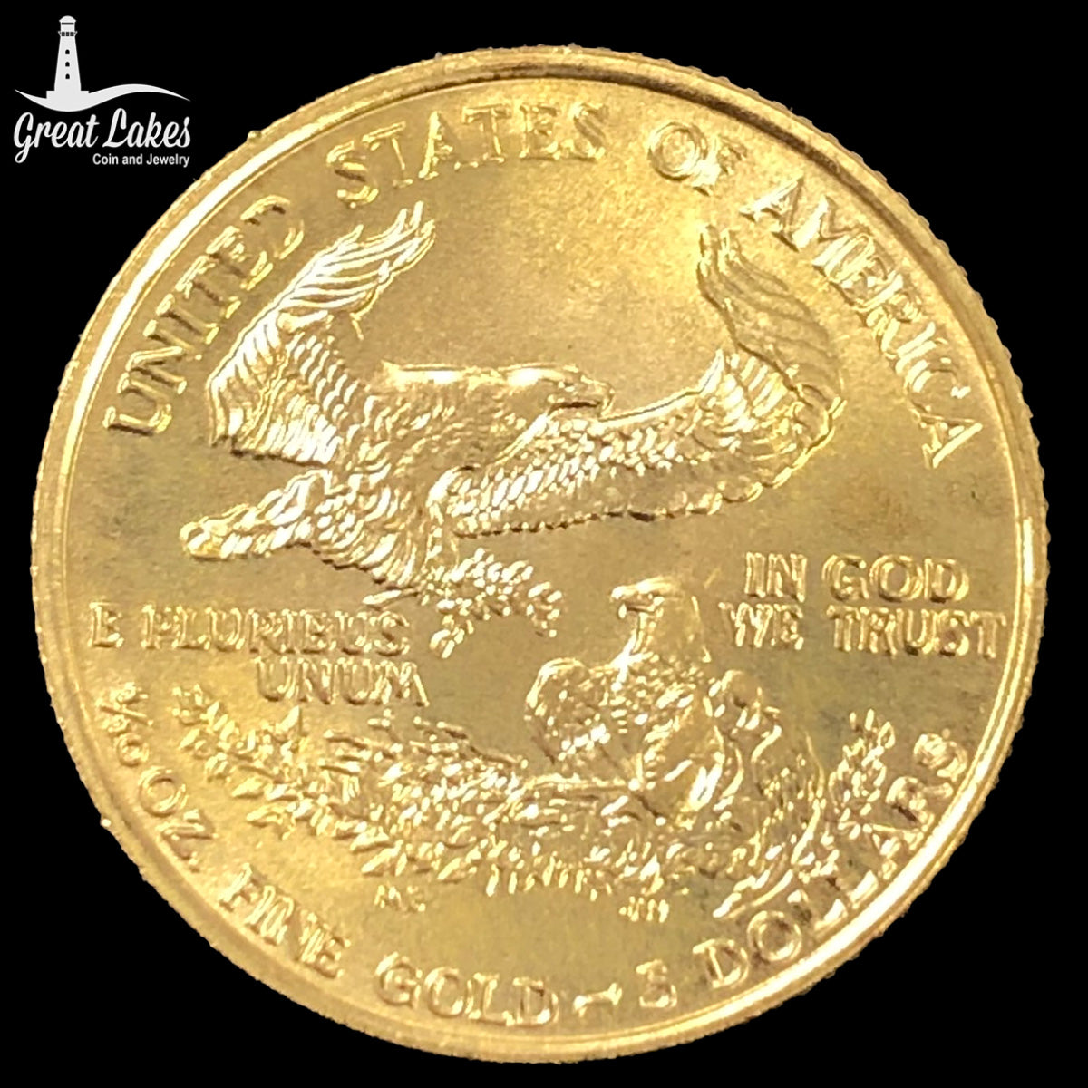 1988 1/10 American Gold Eagle (BU)