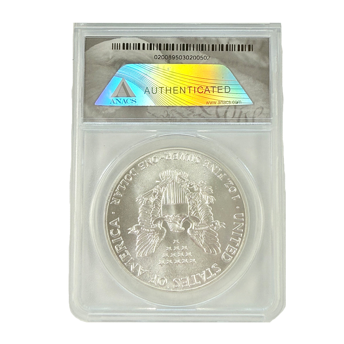 1988 1 oz American Silver Eagle ANACS MS69