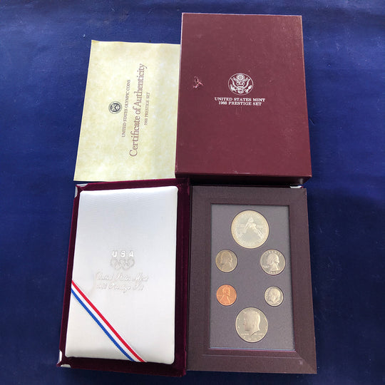 1988 U.S. Mint Prestige Proof Set (With Box & CoA)