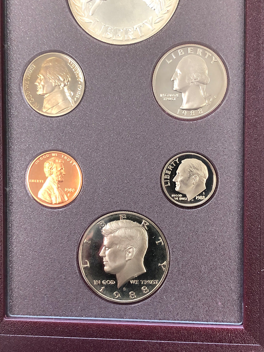 1988 U.S. Mint Prestige Proof Set (With Box & CoA)