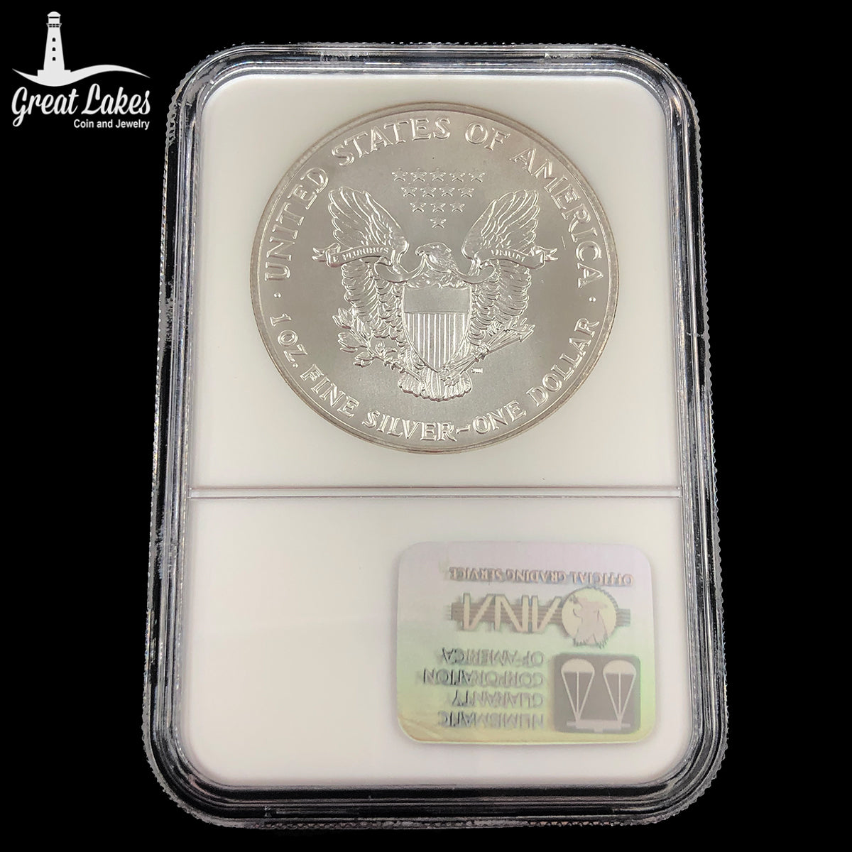 1990 1 oz American Silver Eagle NGC MS69