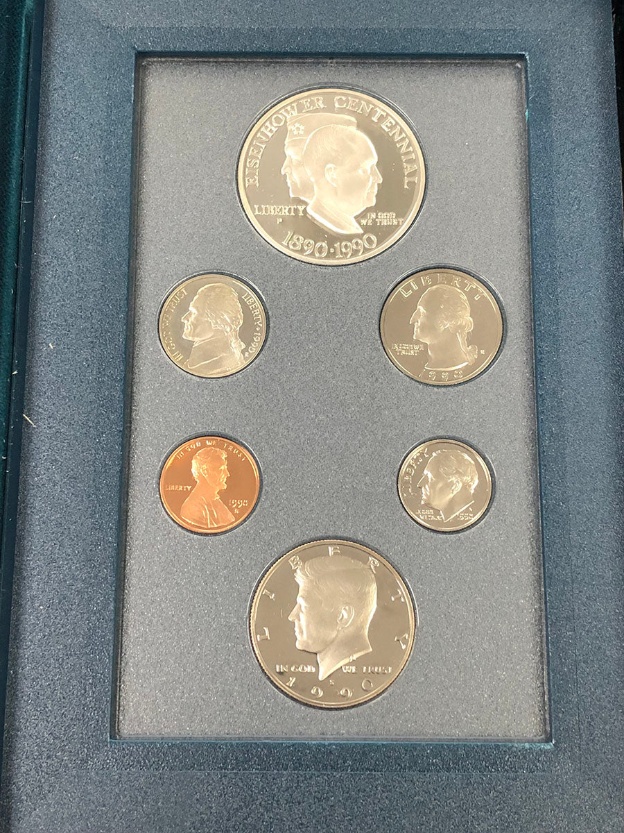 1990 U.S. Mint Prestige Proof Set (With Box &amp; CoA)