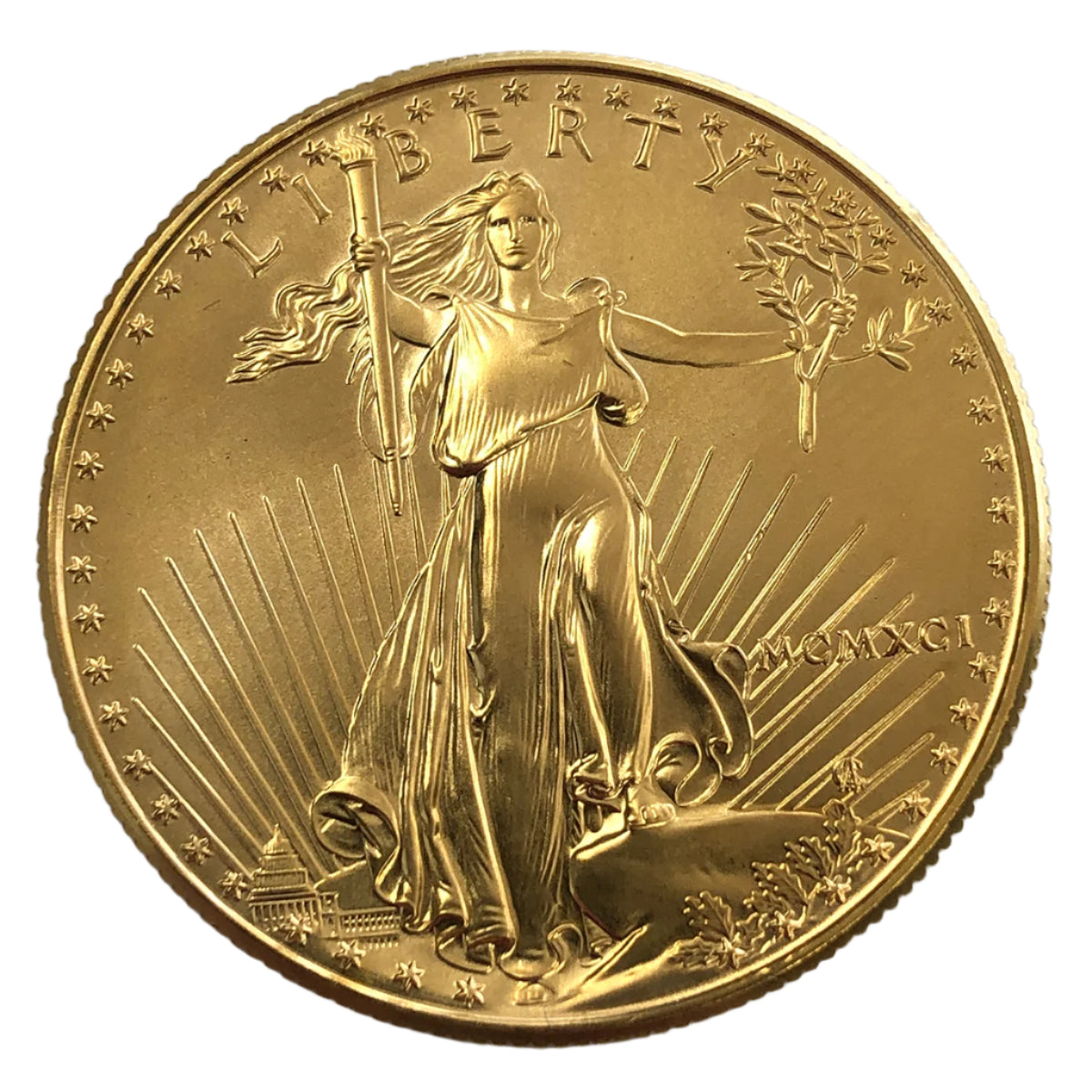 1991 1 oz American Gold Eagle (BU)