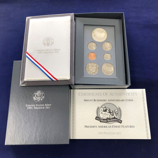 1991 U.S. Mint Prestige Proof Set (With Box & CoA)