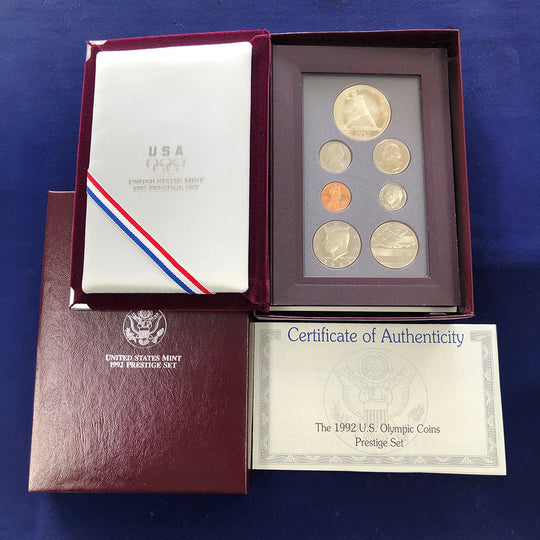 1992 U.S. Mint Prestige Proof Set (With Box & CoA)