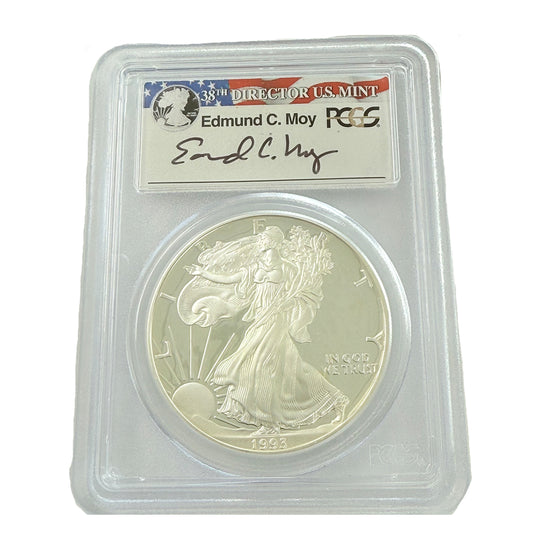 1993-P 1 oz American Silver Eagle PCGS PR69 DCAM