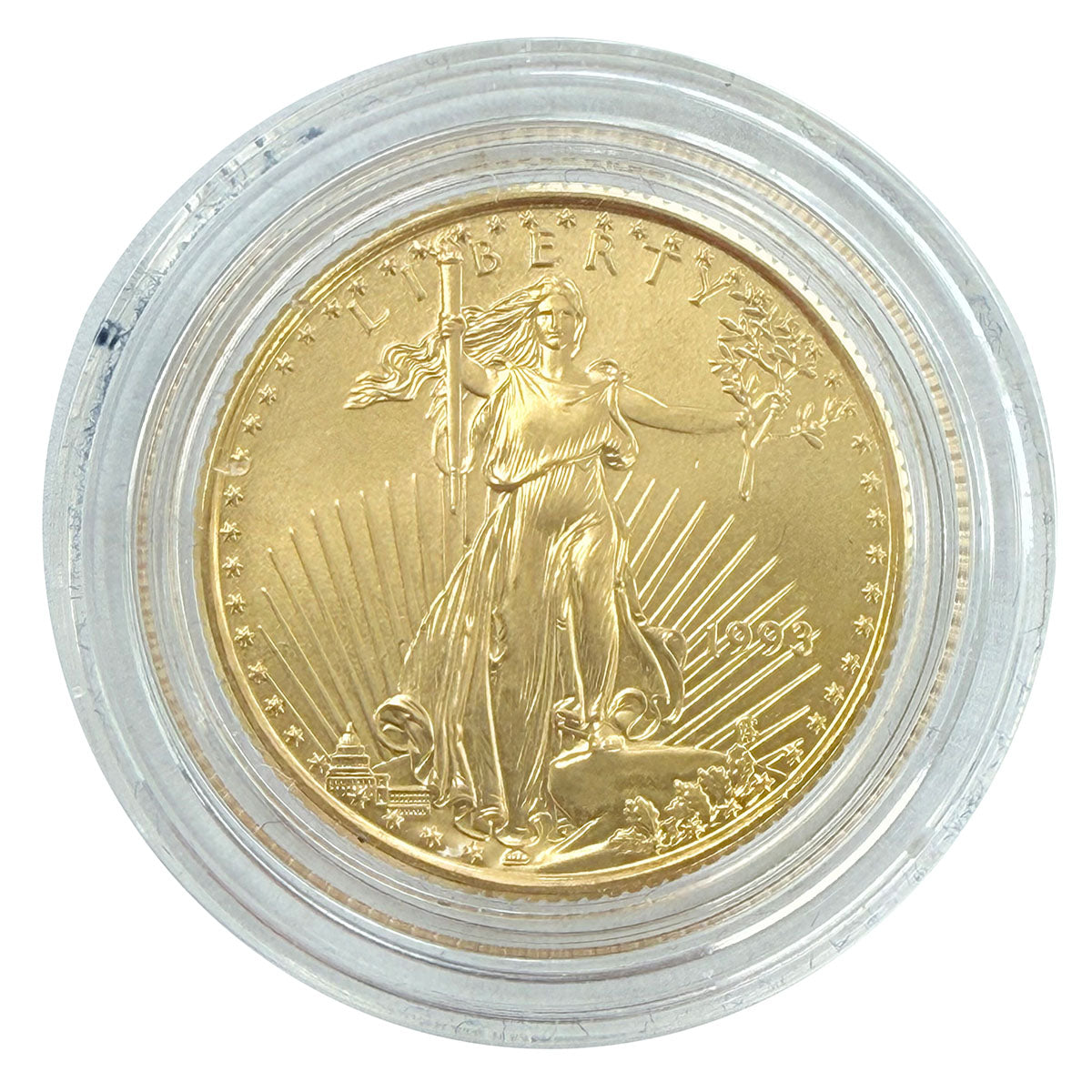 1993 1/4 American Gold Eagle (BU)