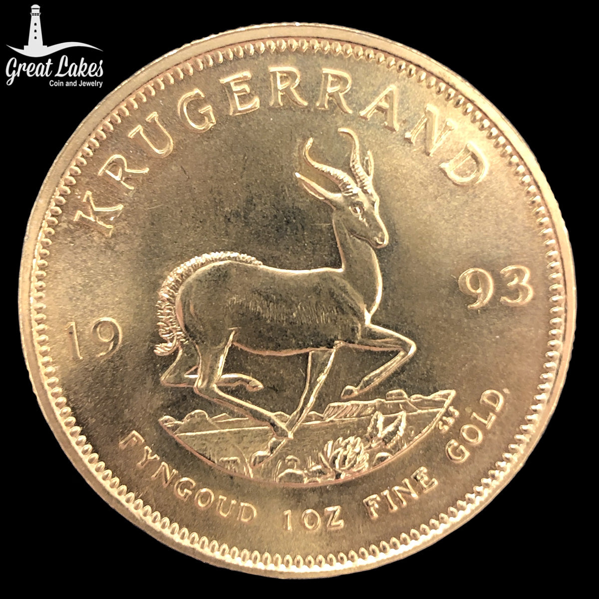 1993 South African 1 oz Gold Krugerrand (BU)