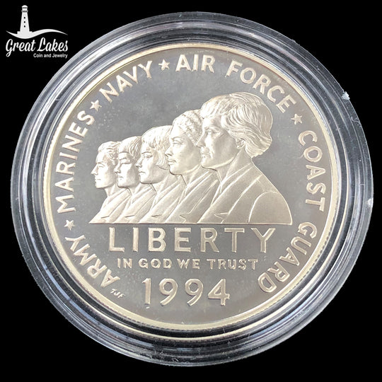 1994-P $1 Women in Military Proof (Cap Only)