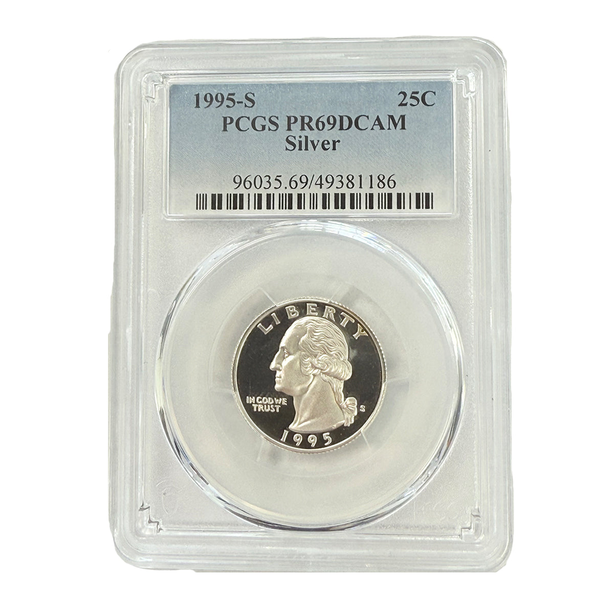 1995-S Washington Quarter PCGS PR69 DCAM