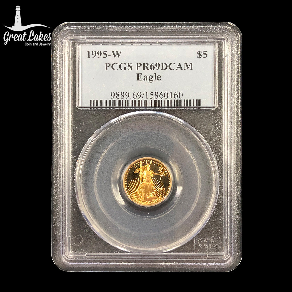 1995-W $5 American Gold Eagle PCGS PR69 DCAM